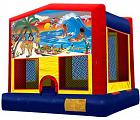 TROPICAL PARADISE 2 IN 1 JUMPER (basketball hoop included)