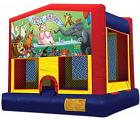 HAPPY BIRTHDAY 2 IN 1 BOUNCE HOUSE (basketball hoop included)