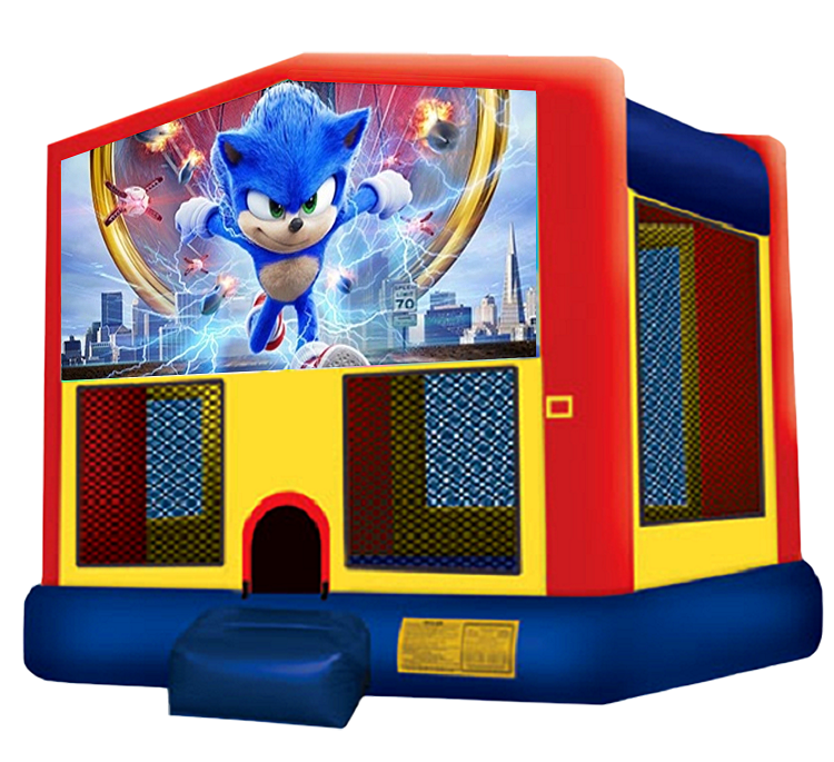 2 IN 1 SONIC THE HEDGEHOG BOUNCE HOUSE Party Inflatable - Bounce