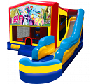 MY LITTLE PONY 7 IN 1 - water slide with landing pool