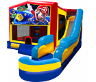 SUPER MARIO 7 IN 1 - water slide with landing pool