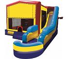 INTERACTIVE 7 IN 1 COMBO - water slide with landing pool