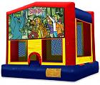 SCOOBY-DOO 2 IN 1 JUMPER - basketball hoop included